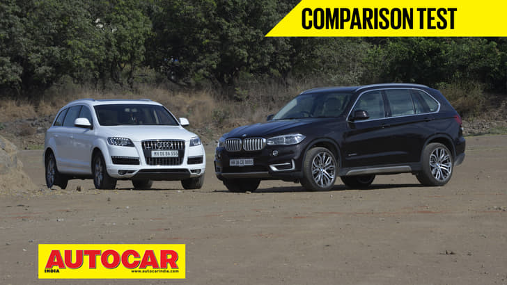 New BMW X5 vs Audi Q7 video comparison